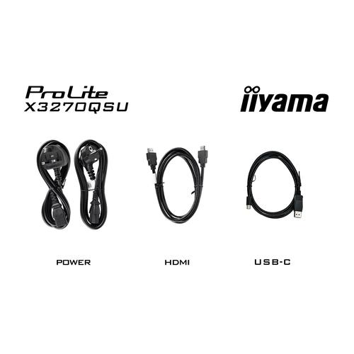 iiyama ProLite X3270QSU-B1 computer monitor 80 cm (31.5") 2560 x 1440 Pixels Wide Quad HD LED Zwart - Image 6
