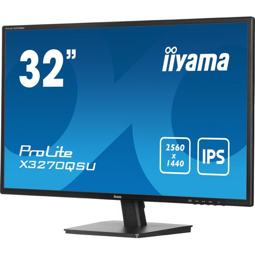 iiyama ProLite X3270QSU-B1 computer monitor 80 cm (31.5") 2560 x 1440 Pixels Wide Quad HD LED Zwart - Image 9