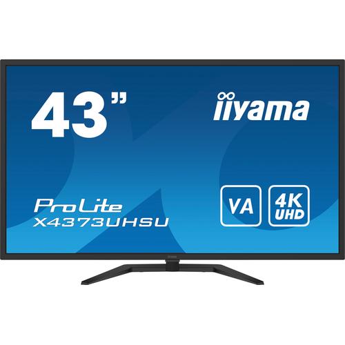 iiyama ProLite X4373UHSU-B1 computer monitor 108 cm (42.5") 3840 x 2160 Pixels 4K Ultra HD Zwart - Image 3