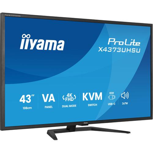 iiyama ProLite X4373UHSU-B2 computer monitor 108 cm (42.5") 3840 x 2160 Pixels 4K Ultra HD LED Zwart - Image 10