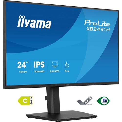iiyama ProLite XB2491H-B1 computer monitor 60,5 cm (23.8") 1920 x 1080 Pixels Full HD LCD Zwart - Image 1
