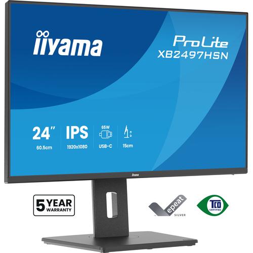 iiyama ProLite XB2497HSN-B1 computer monitor 60,5 cm (23.8") 1920 x 1080 Pixels Full HD LED Zwart