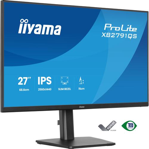 iiyama ProLite XB2791QS-B1 computer monitor 68,6 cm (27") 2560 x 1440 Pixels Quad HD LED Zwart - Image 1