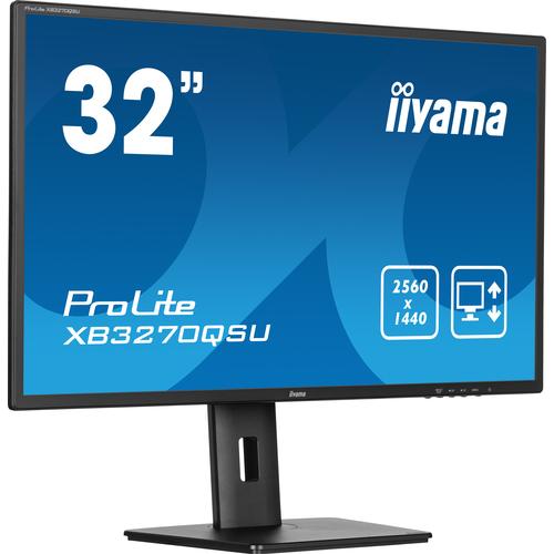 iiyama ProLite XB3270QSU-B1 computer monitor 80 cm (31.5") 2560 x 1440 Pixels Quad HD LED Zwart - Image 1