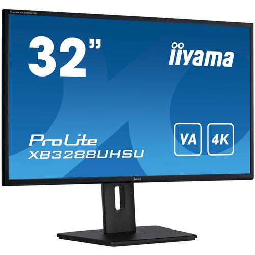 iiyama ProLite XB3288UHSU-B5 computer monitor 80 cm (31.5") 3840 x 2160 Pixels 4K Ultra HD LCD Zwart - Image 1