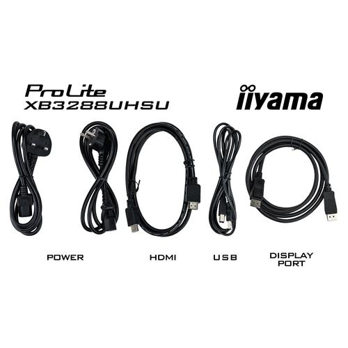 iiyama ProLite XB3288UHSU-B5 computer monitor 80 cm (31.5") 3840 x 2160 Pixels 4K Ultra HD LCD Zwart - Image 3