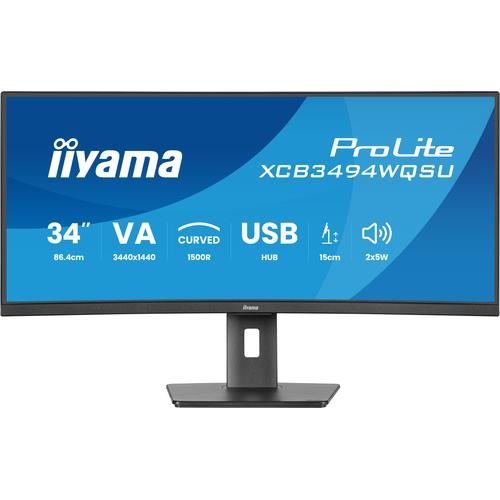iiyama ProLite XCB3494WQSU-B1 computer monitor 86,4 cm (34") 3440 x 1440 Pixels UltraWide Quad HD LED Zwart - Image 7