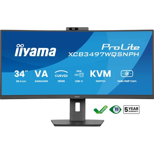 iiyama ProLite XCB3497WQSNPH-B1 computer monitor 86,4 cm (34") 3440 x 1440 Pixels UltraWide Quad HD LED Zwart - Image 10