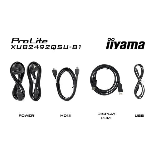 iiyama ProLite XUB2492QSU-B1 computer monitor 60,5 cm (23.8") 2560 x 1440 Pixels Quad HD LED Zwart - Image 6