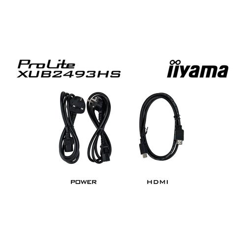 iiyama ProLite XUB2493HS-B6 computer monitor 60,5 cm (23.8") 1920 x 1080 Pixels Full HD LED Zwart - Image 2