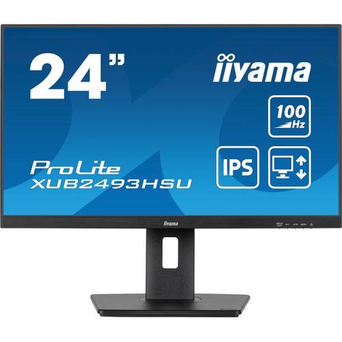 iiyama ProLite XUB2493HSU-B6 computer monitor 60,5 cm (23.8") 1920 x 1080 Pixels Full HD LED Zwart - Image 1