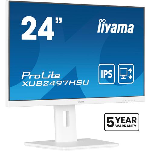 iiyama ProLite XUB2497HSU-W2 computer monitor 60,5 cm (23.8") 1920 x 1080 Pixels Full HD LED Wit - Image 1