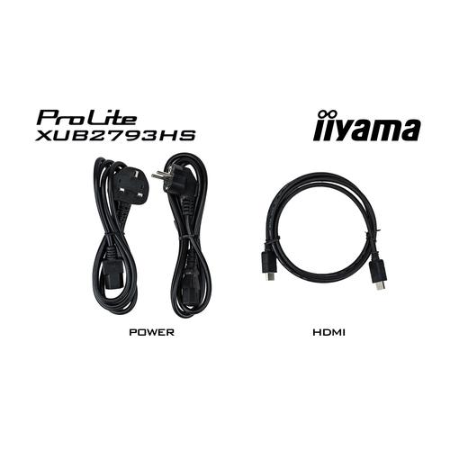 iiyama ProLite XUB2793HS-B7 computer monitor 68,6 cm (27") 1920 x 1080 Pixels Full HD LED Zwart - Image 4
