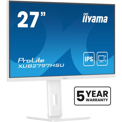 iiyama ProLite XUB2797HSU-W2 computer monitor 68,6 cm (27") 1920 x 1080 Pixels Full HD LED Wit - Image 1