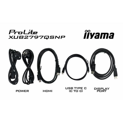 iiyama ProLite XUB2797QSNP-B1 computer monitor 68,6 cm (27") 2560 x 1440 Pixels Quad HD LED Zwart - Image 7