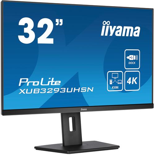 iiyama ProLite XUB3293UHSN-B5 computer monitor 80 cm (31.5") 3840 x 2160 Pixels 4K Ultra HD LCD Zwart - Image 1
