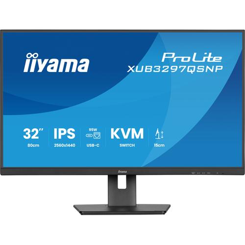 iiyama ProLite XUB3297QSNP-B1 computer monitor 81,3 cm (32") 2560 x 1440 Pixels Quad HD LED Zwart - Image 2