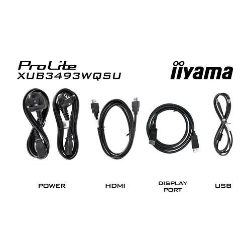 iiyama ProLite XUB3493WQSU-B6 computer monitor 86,4 cm (34") 3440 x 1440 Pixels UltraWide Quad HD LED Zwart - Image 5