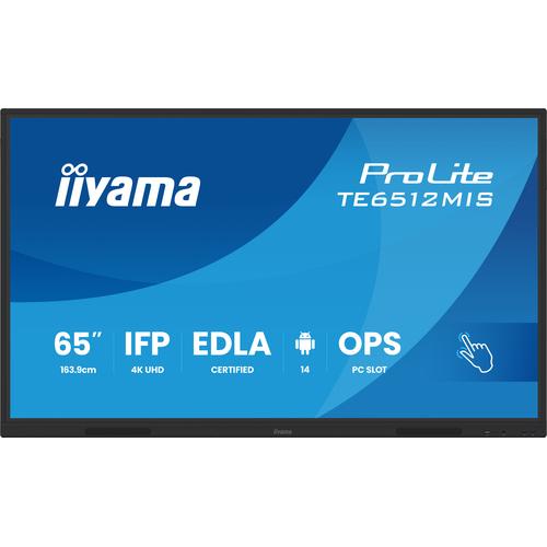 iiyama TE6512MIS-B4AG beeldkrant Interactief flatscreen 165,1 cm (65") LCD Wifi 400 cd/m² 4K Ultra HD Zwart Touchscreen Type processor Android 24/7 - Image 2