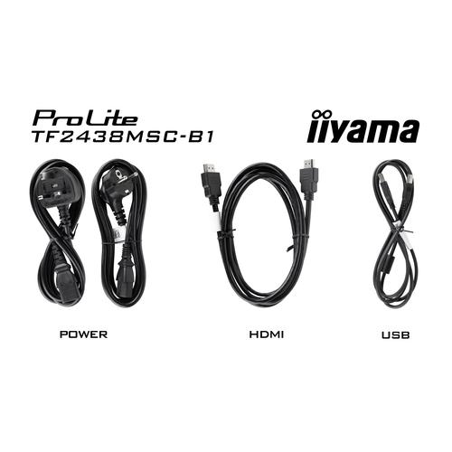 iiyama TF2438MSC-B1 computer monitor 60,5 cm (23.8") 1920 x 1080 Pixels Full HD LED Touchscreen Zwart - Image 7