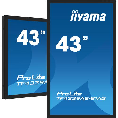 iiyama TF4339AS-B1AG computer monitor 108 cm (42.5") 3840 x 2160 Pixels 4K Ultra HD LED Touchscreen Zwart - Image 1