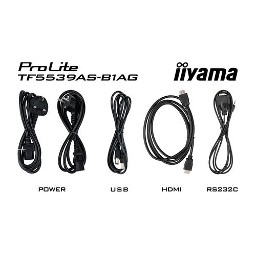 iiyama TF5539AS-B1AG computer monitor 138,7 cm (54.6") 3840 x 2160 Pixels 4K Ultra HD LED Touchscreen Zwart - Image 6