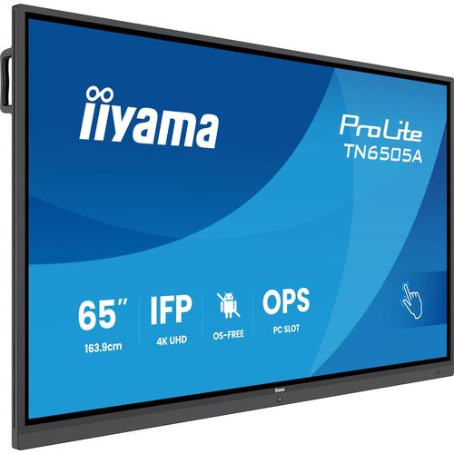 iiyama TN6505A-B1AG beeldkrant Interactief flatscreen 163,8 cm (64.5") 500 cd/m² 4K Ultra HD Zwart Touchscreen - Image 2