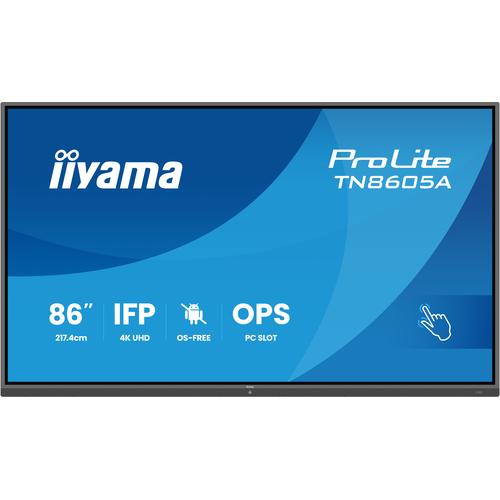 iiyama TN8605A-B1AG beeldkrant Interactief flatscreen 2,17 m (85.6") 500 cd/m² 4K Ultra HD Zwart Touchscreen - Image 2