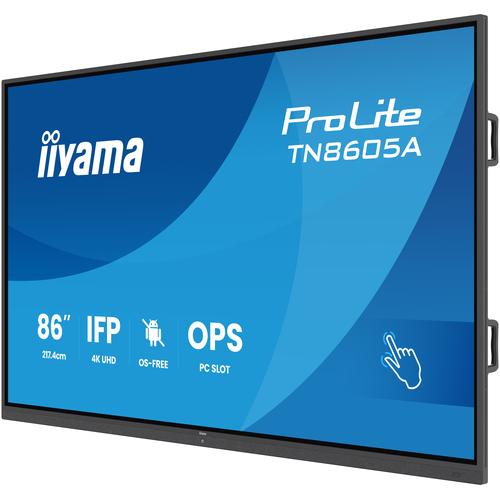 iiyama TN8605A-B1AG beeldkrant Interactief flatscreen 2,17 m (85.6") 500 cd/m² 4K Ultra HD Zwart Touchscreen - Image 3