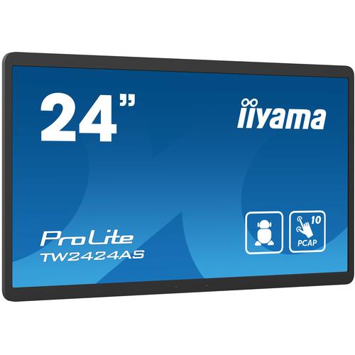 iiyama TW2424AS-B1 computer monitor 60,5 cm (23.8") 1920 x 1080 Pixels 4K Ultra HD Touchscreen Zwart - Image 1