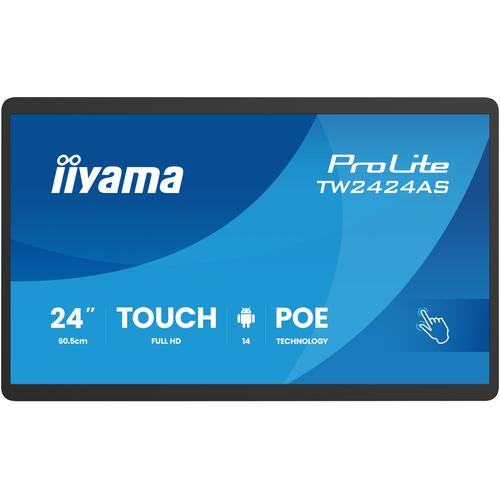 iiyama TW2424AS-B3P beeldkrant Interactief flatscreen 60,5 cm (23.8") Wifi 450 cd/m² Full HD Zwart Touchscreen Type processor Android 24/7 - Image 2
