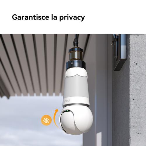 Imou Bulb Cam with light 2K Peer IP-beveiligingscamera Buiten 2304 x 1296 Pixels Plafond - Image 8