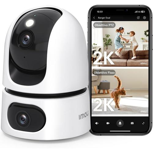 Imou Ranger Dual 6MP IP-beveiligingscamera Binnen 2304 x 1296 Pixels Bureau - Image 9