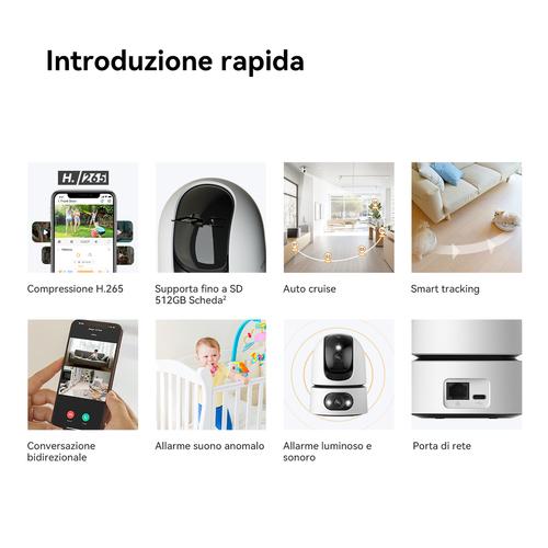 Imou Ranger Dual Pro 10MP IP-beveiligingscamera Binnen 2304 x 1296 Pixels Bureau - Image 9