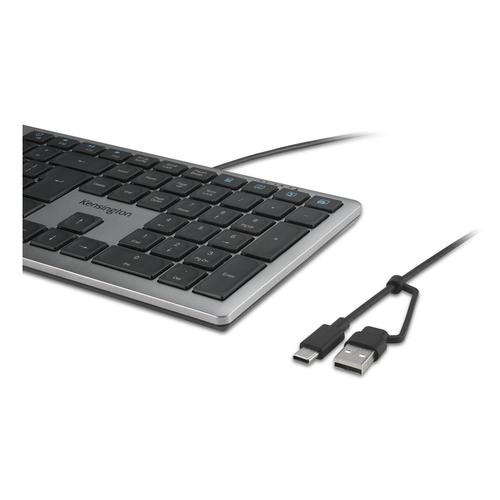 Kensington KB515 EQ USB-C/USB-A Wired Keyboard, Int ENG - Image 6