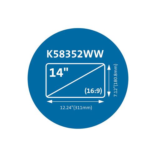 Kensington MagPro-privacyschermfilter met magneetstrip voor laptops van 14" (16:9) - Image 4