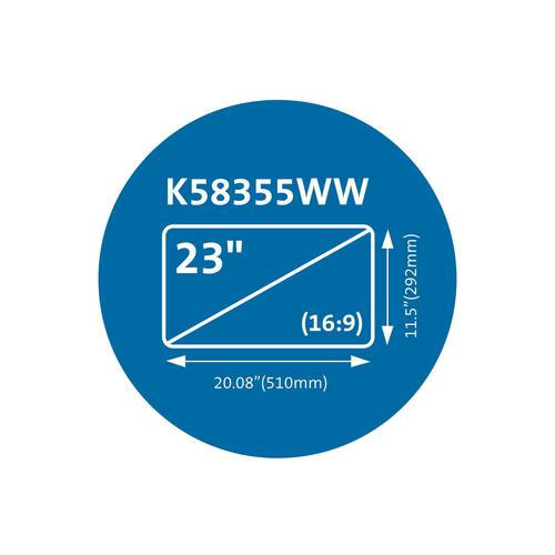 Kensington MagPro-privacyschermfilter met magneetstrip voor beeldschermen van 23" (16:9) - Image 8