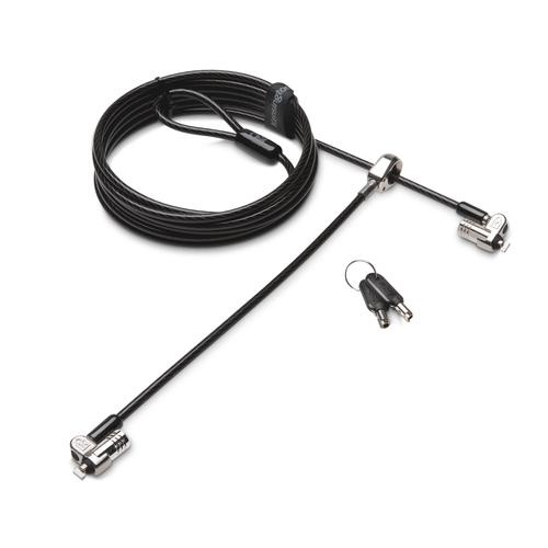 Kensington MicroSaver 2.0 Twin-laptopslot met sleutel - Image 1