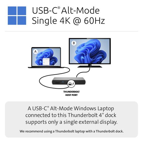 Kensington SD5760T Thunderbolt 4 Dual 4K Docking Station met 96W Power Delivery - Image 7