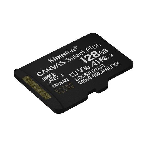 Kingston Technology 128GB microSDXC Canvas Select Plus Gen3 150MB/s A1 kaart + adapter - Image 4