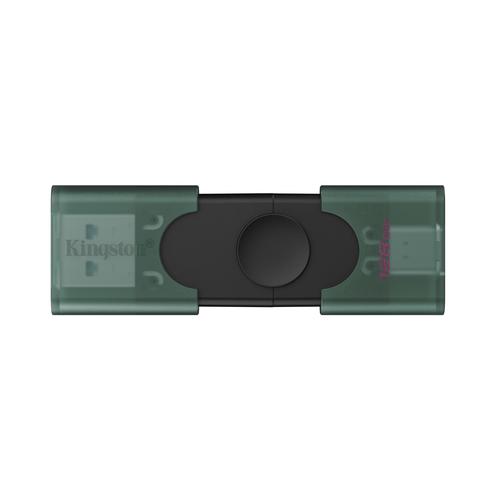Kingston Technology DataTraveler 128GB USB-A + USB-C 3.2 Gen 1 DuoG2