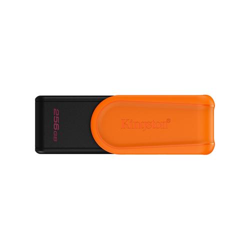 Kingston Technology DataTraveler 256GB Portable USB 3.2 Gen 1 Exodia S (Black/Orange)