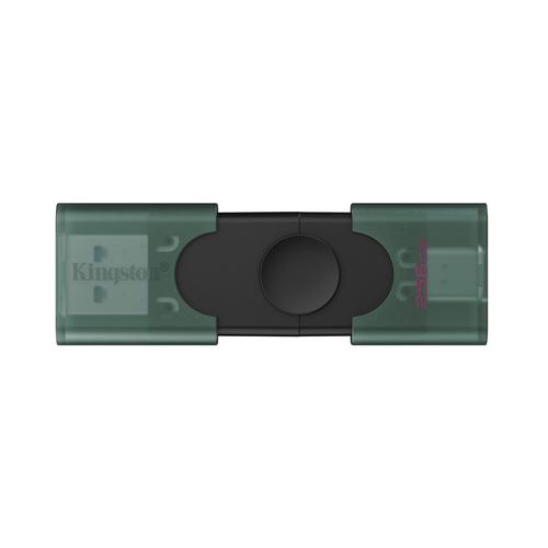 Kingston Technology DataTraveler 256GB USB-A + USB-C 3.2 Gen 1 DuoG2