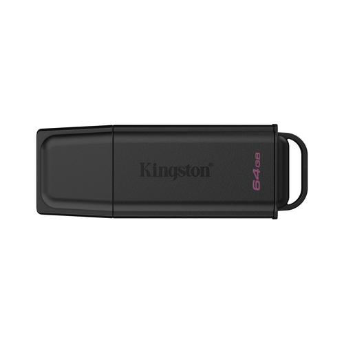 Kingston Technology DataTraveler 64GB Portable USB 3.2 Gen 1 Exodia Black