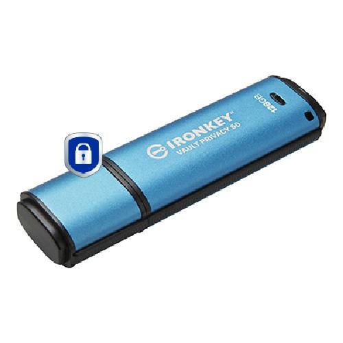 Kingston Technology IronKey 128GB Vault Privacy 50 AES-256 versleuteling, FIPS 197 - Image 2