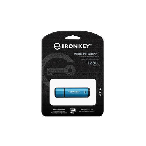 Kingston Technology IronKey 128GB Vault Privacy 50 AES-256 versleuteling, FIPS 197 - Image 3