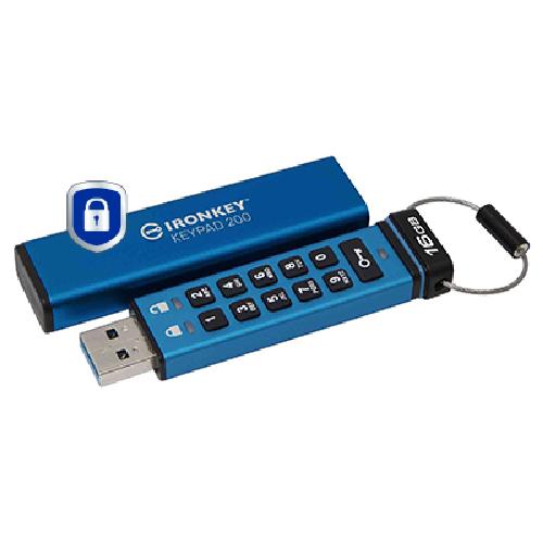 Kingston Technology IronKey 16GB Keypad 200, FIPS 140-3 Lvl 3 AES-256 versleuteld - Image 2