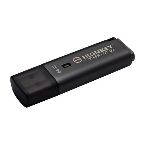 Kingston Technology IronKey 64GB Locker Plus 50 G2, FIPS 197, AES-256 - Image 3