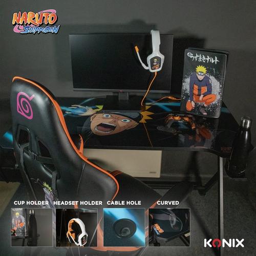 Konix Naruto 20250207 computerbureau Zwart, Meerkleurig - Image 5