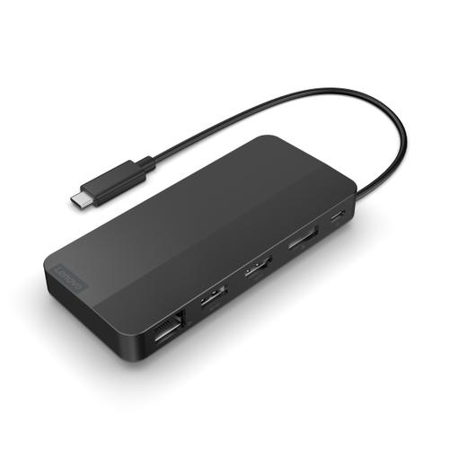 Lenovo 40B90100EU laptop dock & poortreplicator Bedraad USB 3.2 Gen 1 (3.1 Gen 1) Type-C Zwart - Image 1